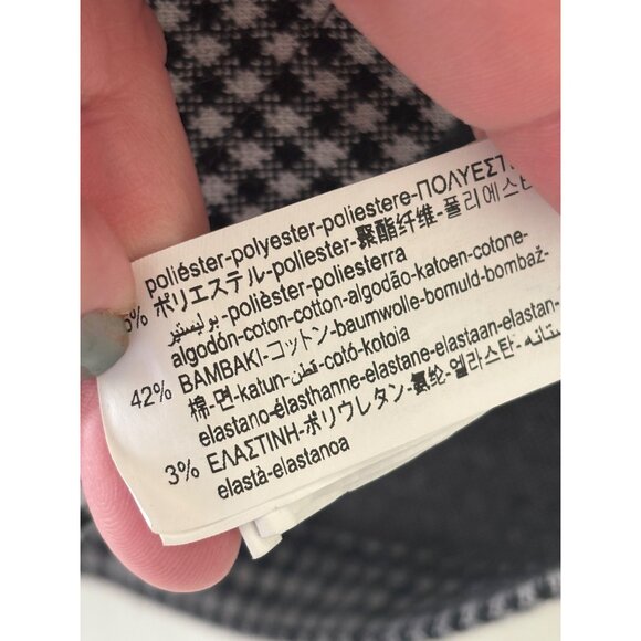 Zara Black White Houndstooth Jacquard Short Sleeve Dress 5 Years - Picture 5 of 12